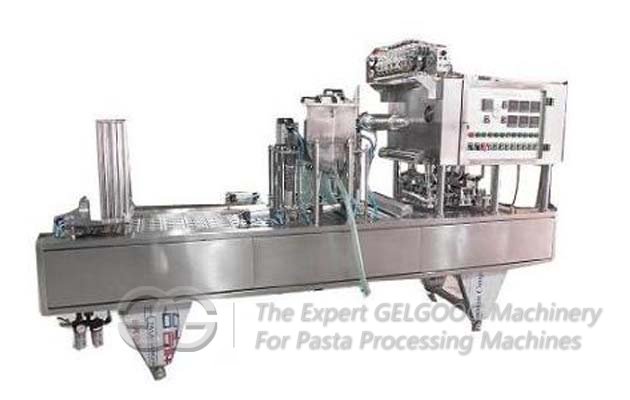 Automatic Cup Noodle Packing Machine, Cup Noodle Filling And Sealing Machine