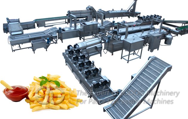 Frozen French Fries Manufacturing Plant|Potato Fries Frying Line