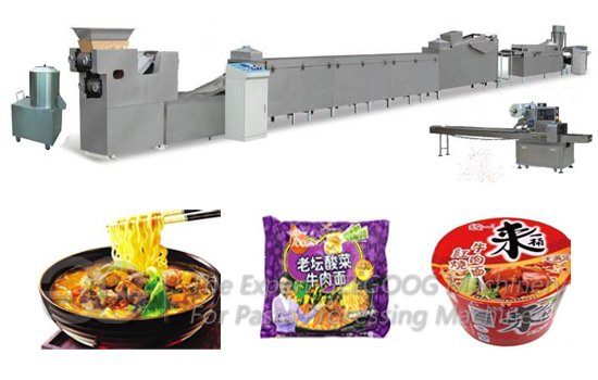 Automatic Fried Instant Noodles Production Line|Instant Noodles Plant Manufacturer in China