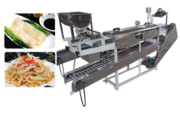 Automatic Rice Noodles Making and Steaming Machine for Sale