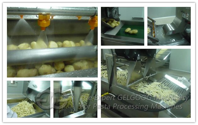 frozen french fries manufacturing process