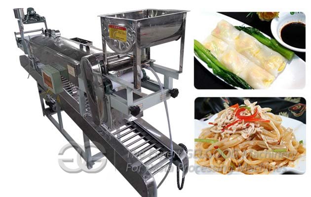 Rice Noodles Making and Steaming Machine