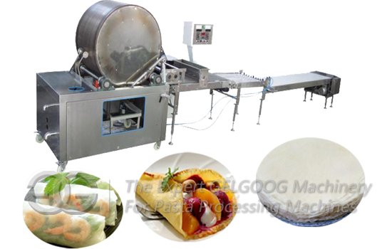 <b>Automatic Spring Roll Wrapper Making Machine</b>