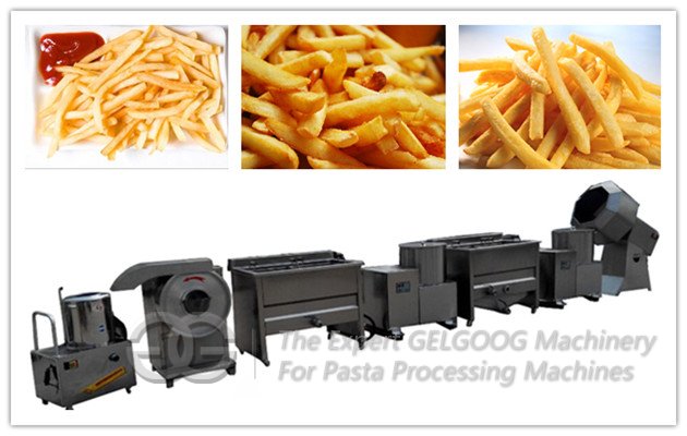 Semi Automatic French Fries Production Line