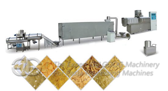 Automatic Puffed Snacks Food Making Production Line For Sale