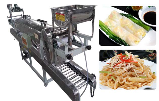 Automatic Rice Noodles Making and Steaming Machine for Sale