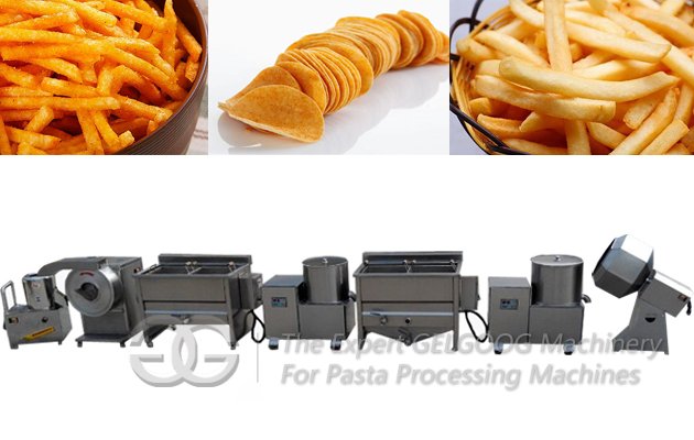 Semi Automatic French Fries Processing Line