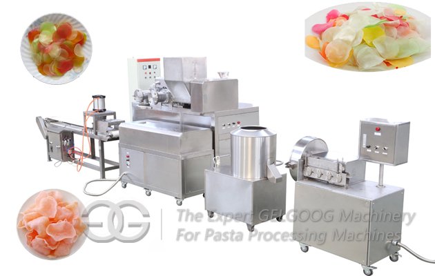 Automatic Prawn Cracker Making Machine 125 kg/h Supplier