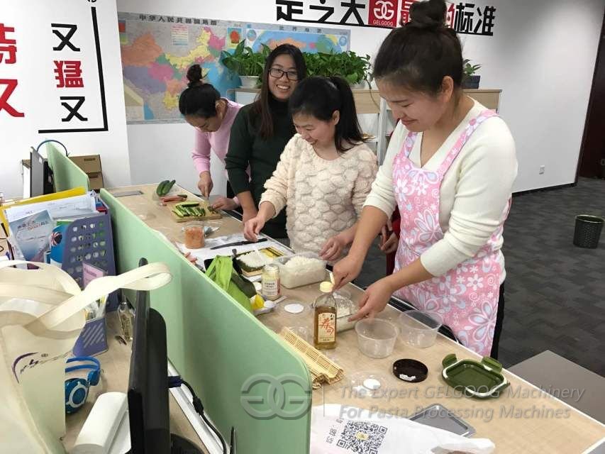 Sushi making