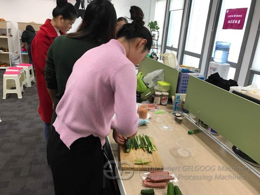 Sushi production Process